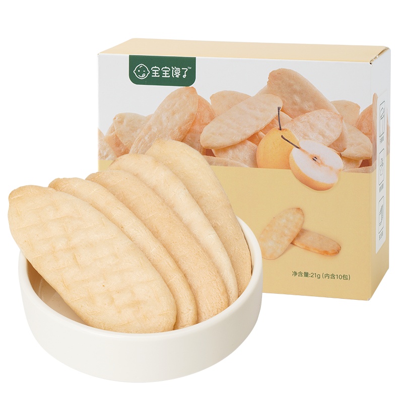 宝宝馋了尝鲜装婴幼儿原味米饼单盒装