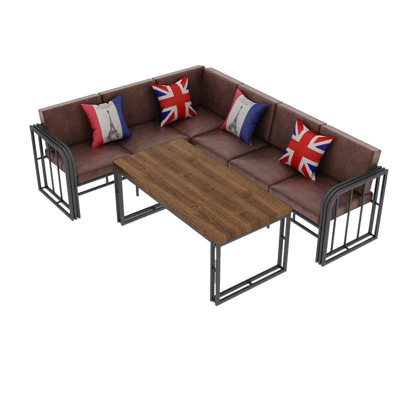 [规格:左7组合]卡座靠背沙发_酒吧ktv卡座靠背定制转角lu型沙发桌椅