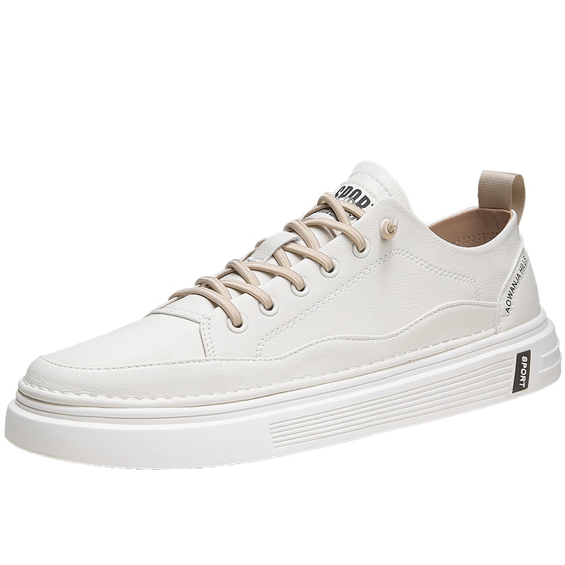 木林森板鞋男韩版潮流百搭运动休闲鞋男2021新款春季小白鞋男潮鞋