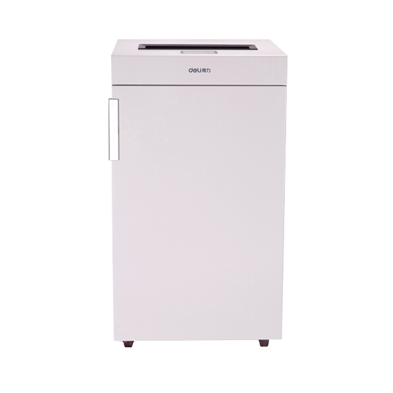 得力9909 4级保密专业销毁碎纸机(单次32张 75L 持续60分钟 可碎卡碎光盘)