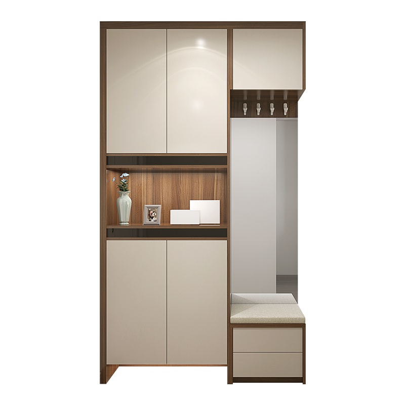定制金索菲亚旗舰店官方店 玄关鞋柜简约现代定制储藏入户柜门厅柜 定制入户柜