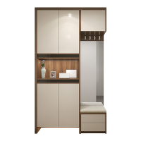 定制金索菲亚旗舰店官方店 玄关鞋柜简约现代定制储藏入户柜门厅柜 定制入户柜