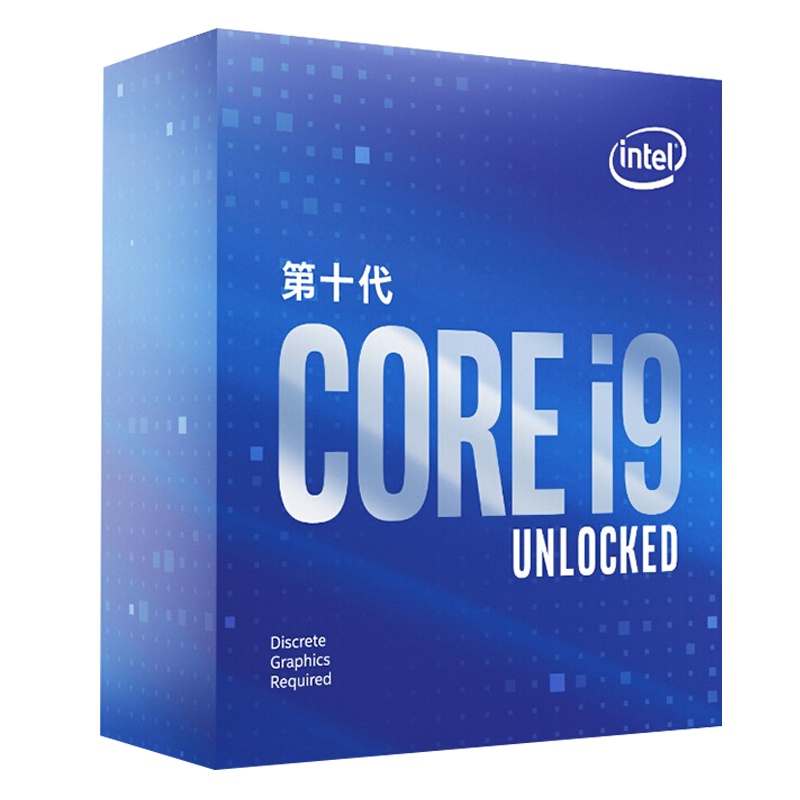 英特尔(Intel)i9-10900KF 酷睿十核 盒装CPU 处理器