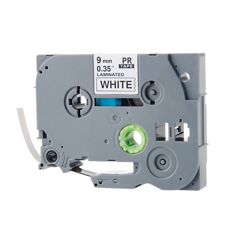 天威 BRO-TZw221-白底黑字9mm*8m-标准覆膜标签色带 专业装 适用PT-200/300/1010/1130