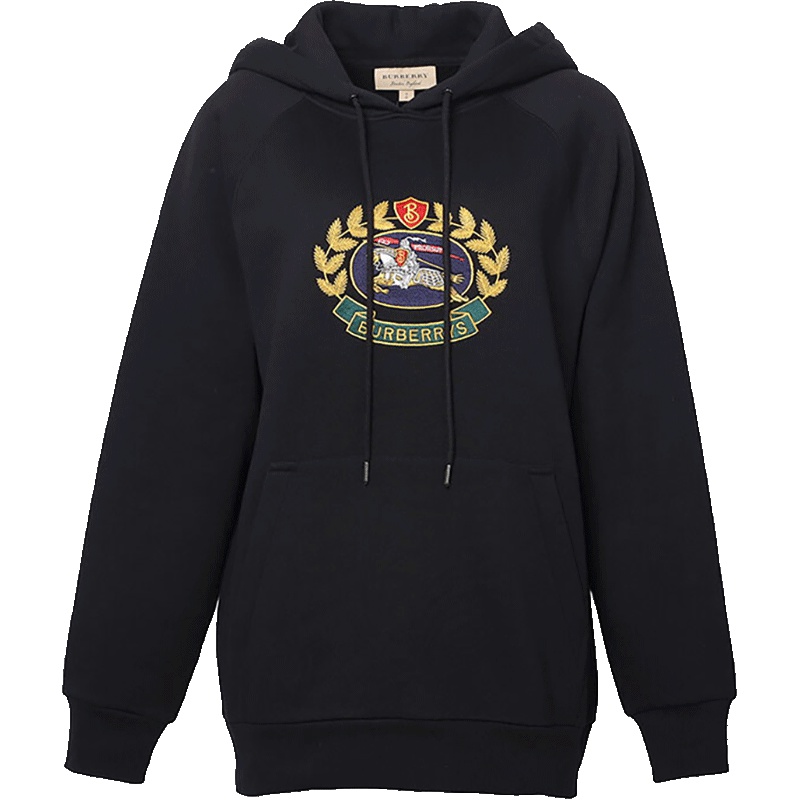BURBERRY 博柏利 女款棉质宽松连帽衫卫衣运动衫