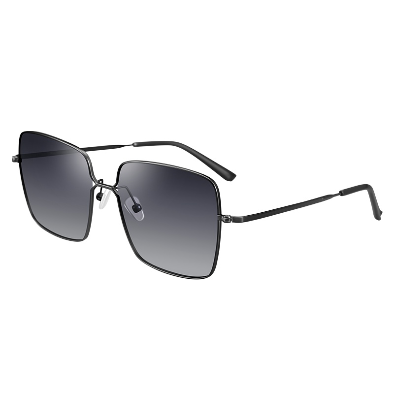 普莱斯(pulais)偏光太阳镜男女同款多边形墨镜女简约百搭潮流简约超轻开车眼镜 新品7013