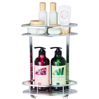 优勤浴室置物架免打孔卫生间壁挂式厕所洗手间洗漱台三角毛巾收纳架