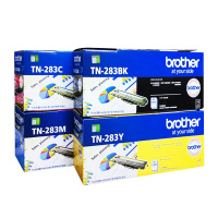 兄弟(brother)原装硒鼓/粉盒TN-283BK/283CMY 四色