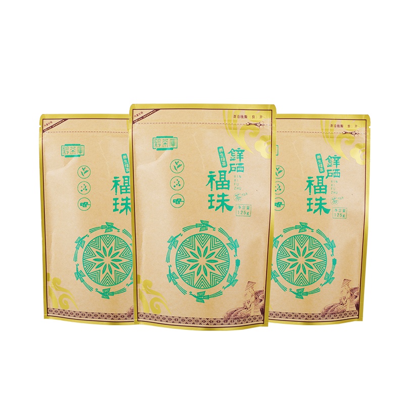 聚福轩锌硒福珠绿茶 散装125g富含锌硒元素2019春茶新茶叶毛尖正宗浓香型绿茶
