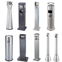 [留言备注款式 规格:350*350*1150 单位:毫米]户外烟灰柱座地不锈钢室外吸烟区烟蒂烟头回收垃圾筒垃圾桶