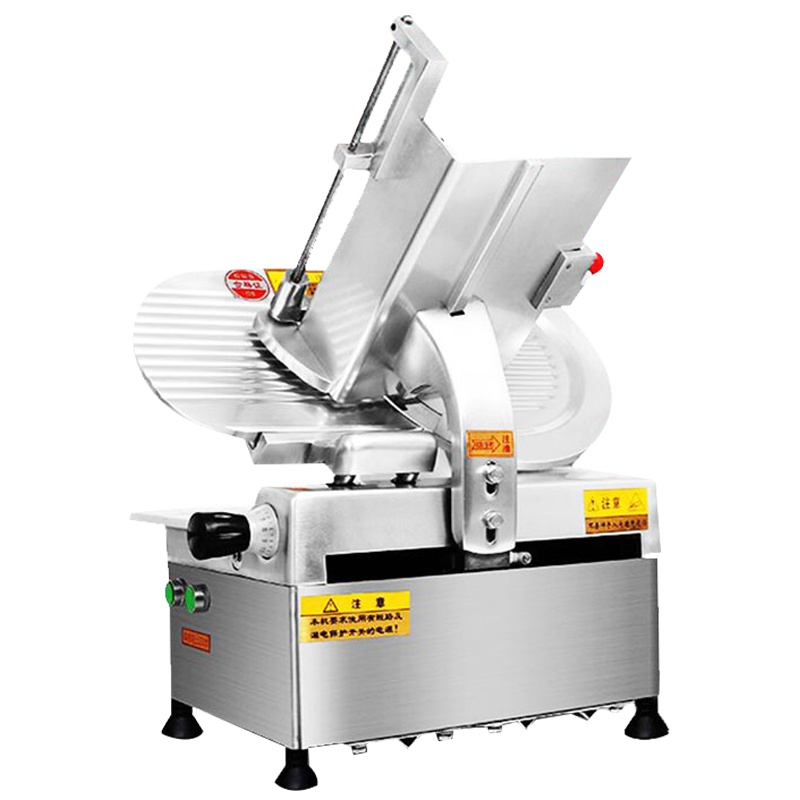 lecon/乐创洋博 切片机全自动商用切肉机牛羊肉卷电动台式不锈钢12寸切肉片机