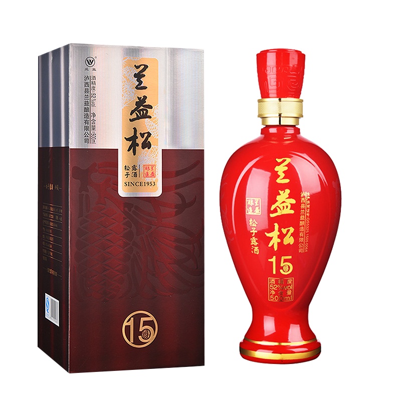 52°兰益松松子露酒500ml 云南特产酒 正品保证 盒装