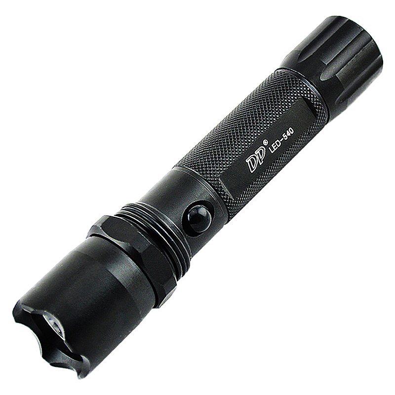 DP久量LED-540 铝合金18650锂电池强光远射可充电式手电筒家用户外照明手灯