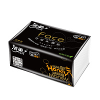 洁柔Face(黑色)天然无香130抽3层抽取式纸面巾(3包装)BR070-03