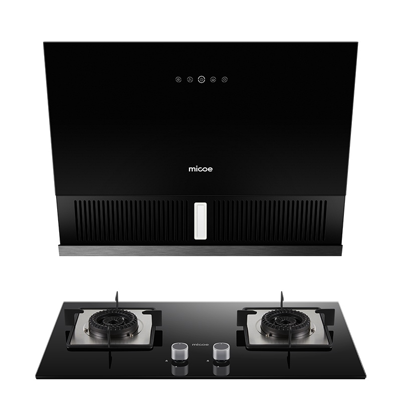 四季沐歌(MICOE)抽油烟机灶具套餐烟灶套餐侧吸式大吸力K09+S18厨电自清洁小尺寸燃气灶套装吸油烟机灶具套装天然气