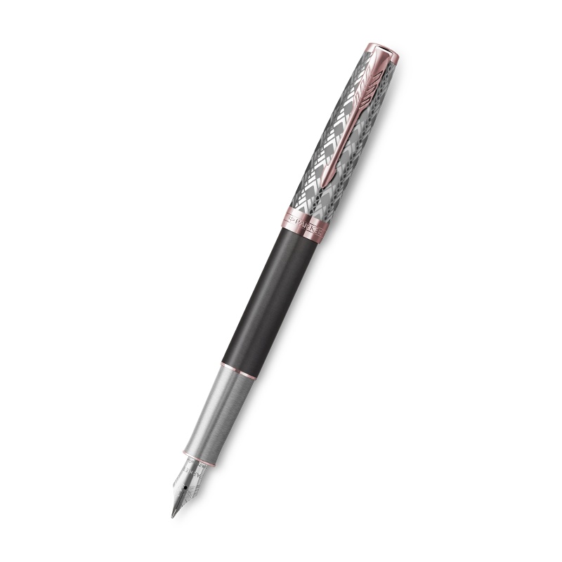 派克(PARKER) 钢笔 新款卓尔致臻墨灰墨水笔