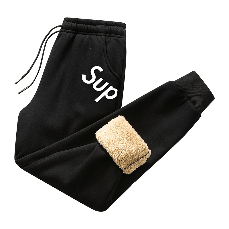 俞兆林(YUZHAOLIN)冬季裤子男士加绒运动裤秋冬款加厚休闲裤百搭宽松秋季长裤