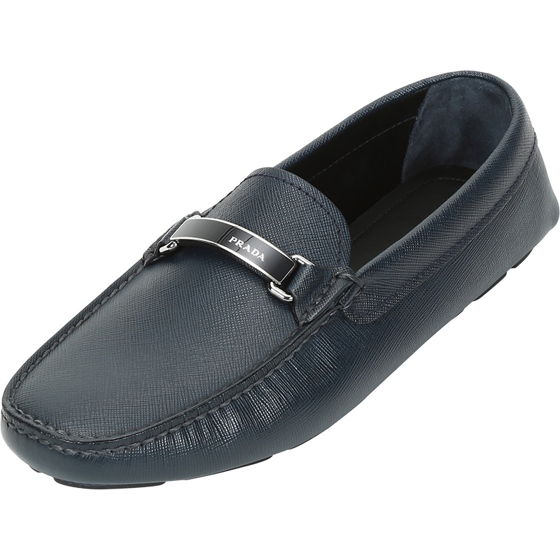 PRADA 普拉达 男士 皮革休闲皮鞋乐福鞋 2DD159 053