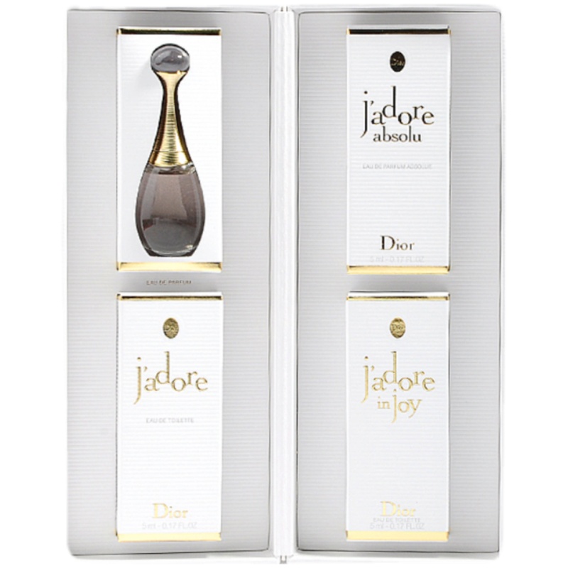 DIOR 真我小样4件套香水礼盒装 纯香/浓香/淡香/心悦各5ml