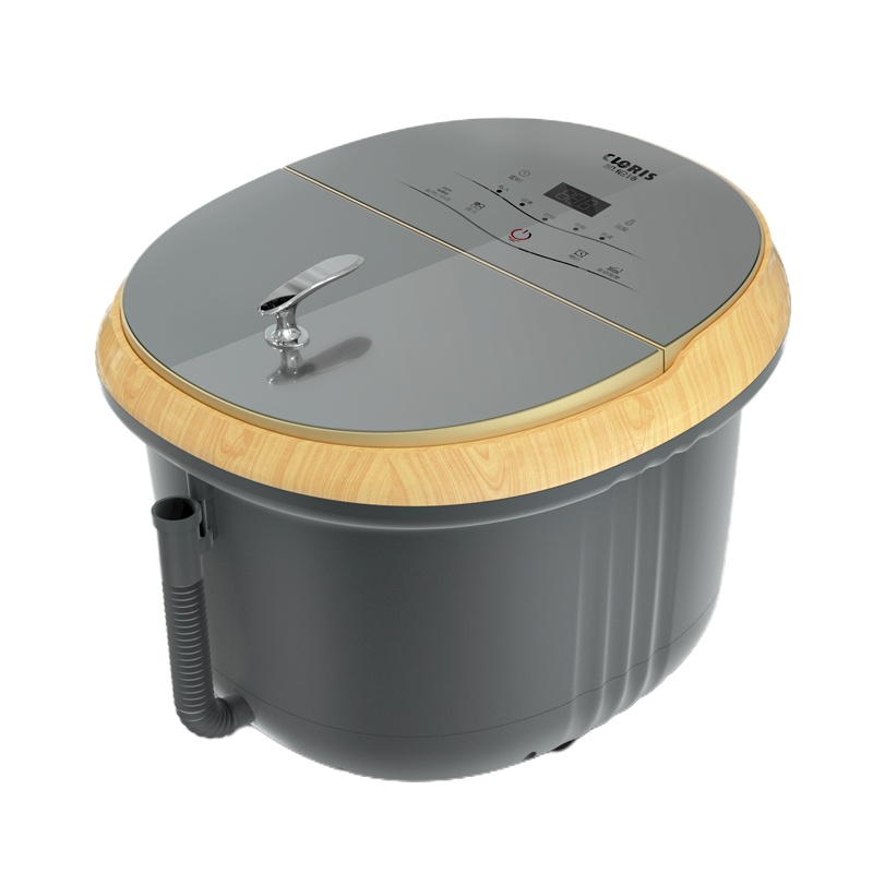 凯伦诗(CLORIS)全自动智能按摩足浴泡脚盆洗脚桶定时恒温防漏电保护足浴器F521D 星空灰