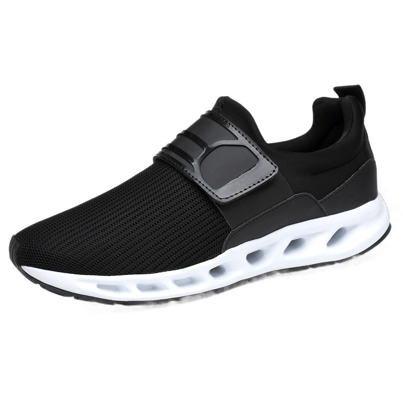 策乐(cele)新款运动休闲鞋男网布男鞋魔术贴轻便跑步鞋潮流时尚低帮鞋百搭HY-20171