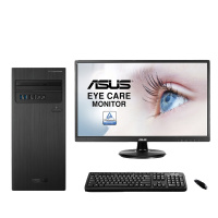 华硕（ASUS）D500TA 商用台式电脑21.5英寸显示器（i5 10400F 8G 1T+128G 2G独）