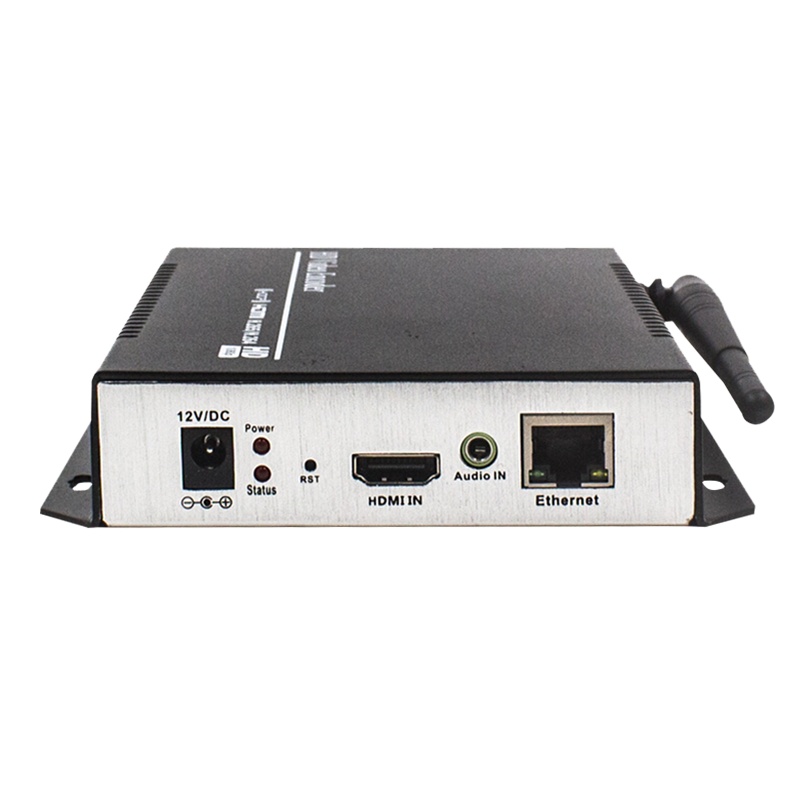 同三维T80001EWH 高清直播编码器HDMI VGA SDI H.265 视频会议 推流盒RTMP NVR硬盘录像机