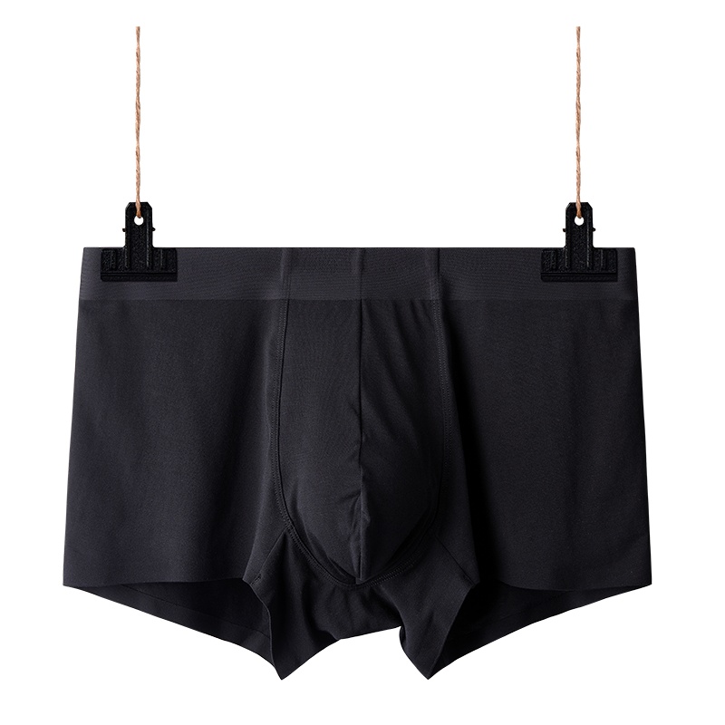 佑翊王男士内裤榉木原浆中腰舒适平角裤男款四角裤短裤头男士无痕内裤3条装