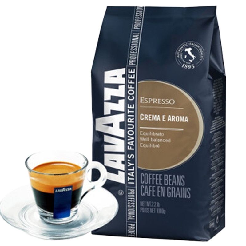 意大利原装进口拉瓦萨咖啡豆 纯黑咖啡 意式醇香咖啡豆1KG