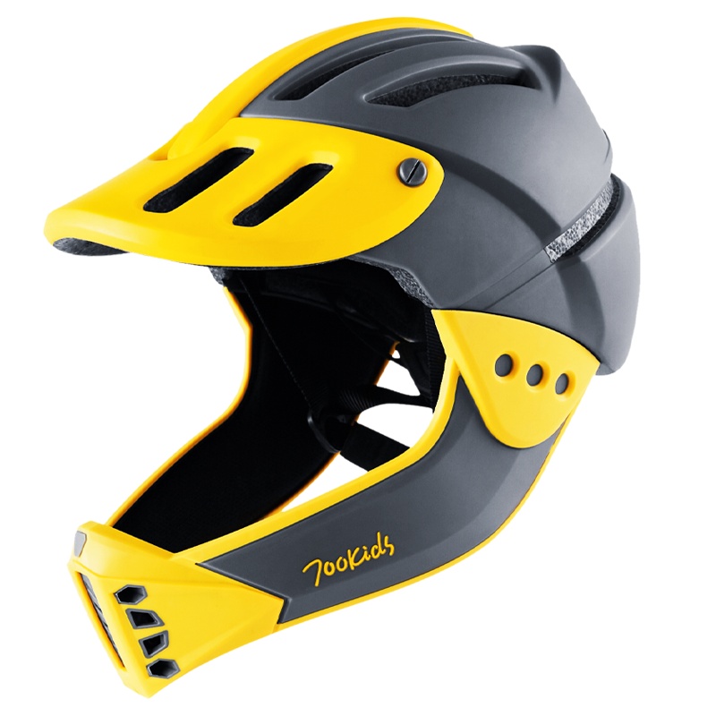 柒小佰头盔滑步车平衡车可拆卸竞技全盔儿童自行车安全帽单车护具