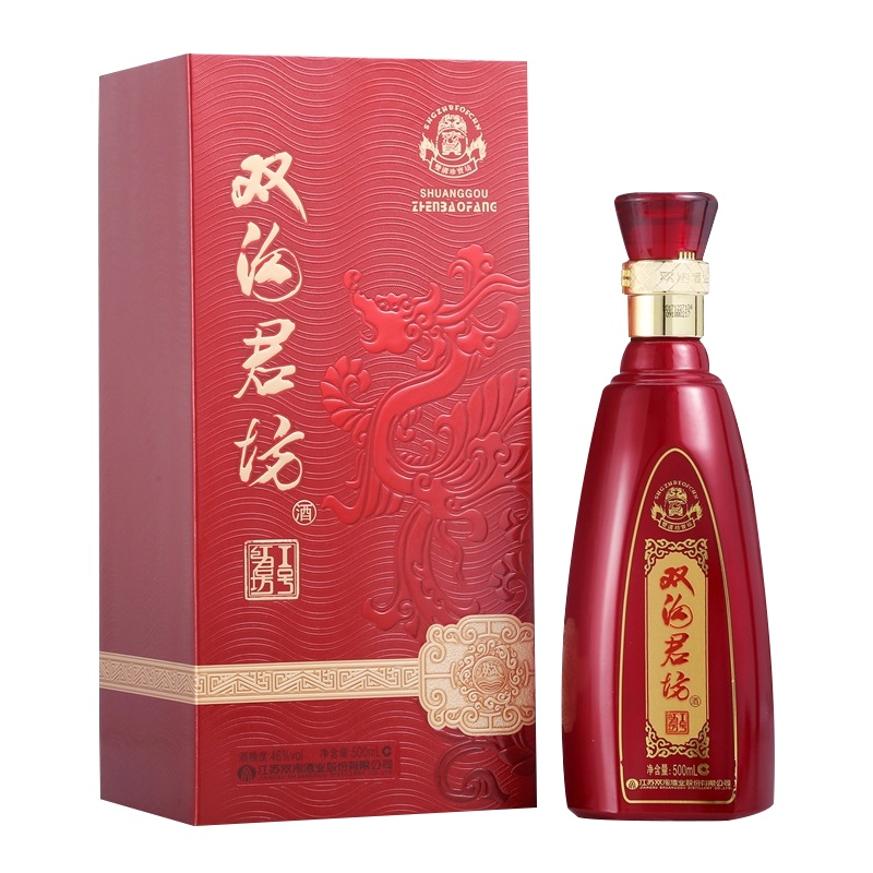 双沟 珍宝坊 红君坊 I号 46度 500ml单瓶装浓香型白酒