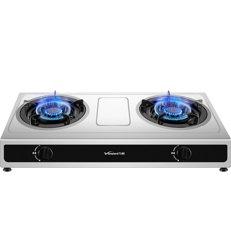 万和(Vanward)台式灶JZY-D8B26(液化气) 4.2kW 台式燃气灶液化气 煤气灶双灶灶具 家用双眼灶单灶具
