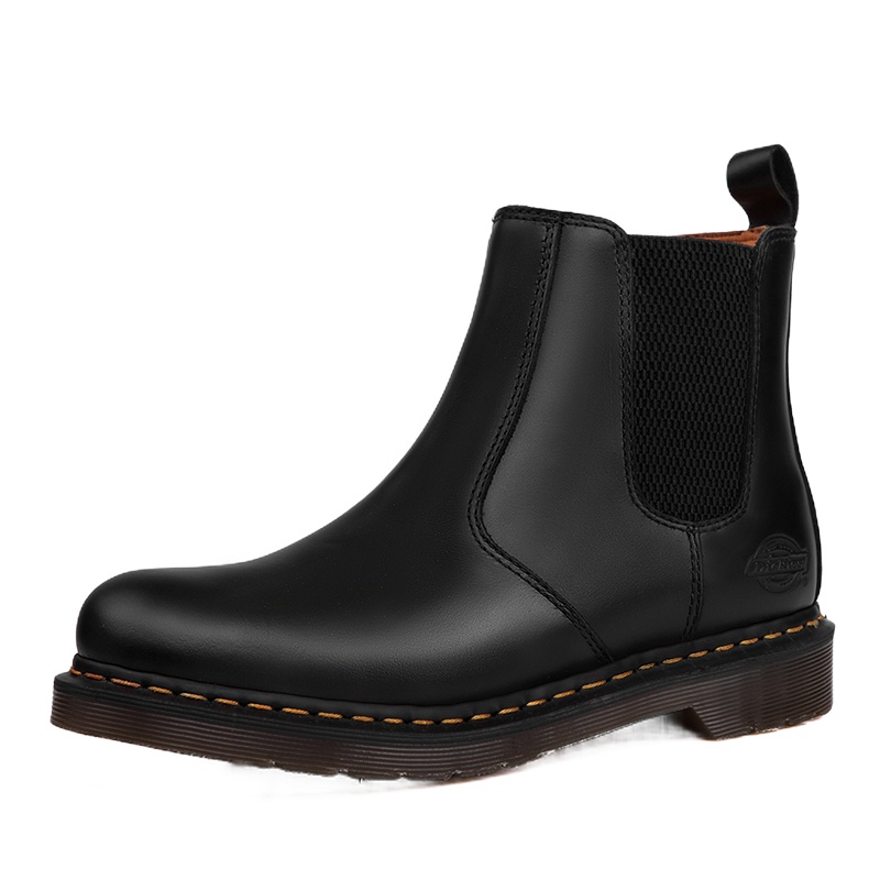 Dickies靴子秋冬季新款男士切尔西靴男英伦短靴真皮马丁靴男194M50LXS56