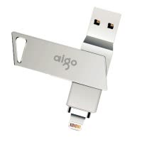 爱国者(aigo)32GB Lightning USB3.0双接口苹果U盘U368精耀升级版 银色 官方MFI认证