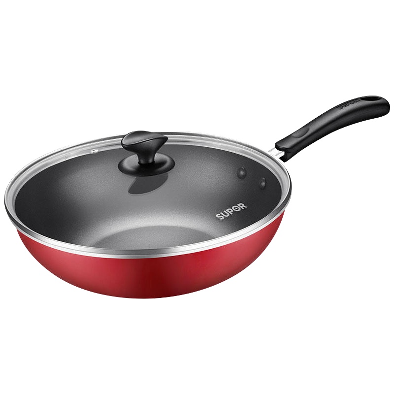 苏泊尔 （SUPOR）不粘锅家用平底炒锅30cm电磁炉燃气灶煤气灶通用锅具不粘炒菜锅EC30SP04