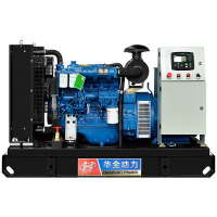 华全家用发电机 静音40kw 自动化柴油发电机组 40千瓦无刷发电机 小型三相交流全铜永磁电启动四缸柴油发电机380V