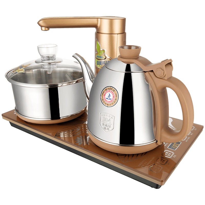 KAMJOVE/金灶 V2全自动上水电热水壶 电茶壶抽水茶具 全智能电茶炉 自动上水壶电水壶 热水壶 恒温 自动加水续水