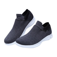 skechers斯凯奇女鞋一脚套软底健步鞋舒适运动休闲鞋14505-BKW