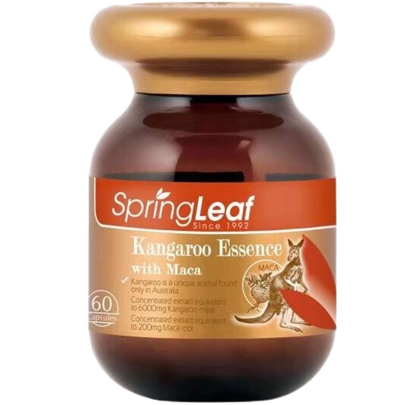 澳洲Spring leaf 绿芙玛卡袋鼠精60粒男士保健品释放男性能力
