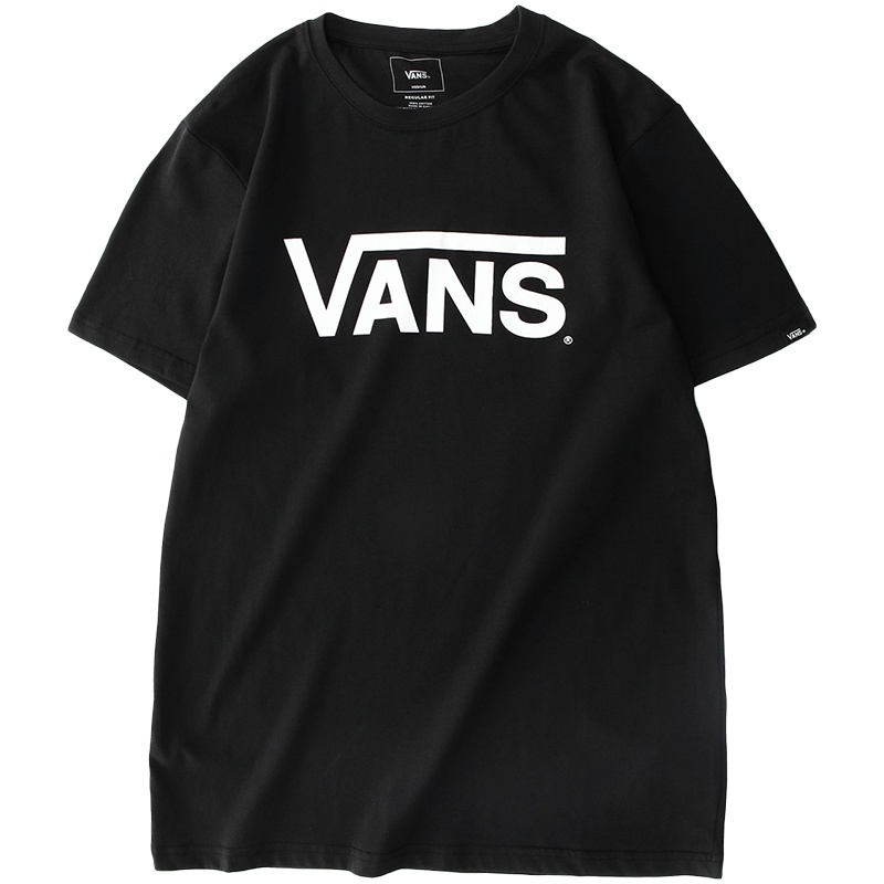范斯VANS男运动休闲短袖T恤VN0A33ZLBLK