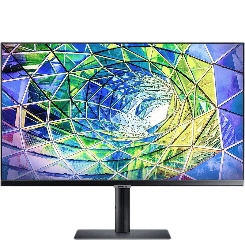 三星 (SAMSUNG)S27A800UJC 27英寸4K高清 IPS技术 HDR10 Type-C 90w 可壁挂 旋转升降 电脑显示器(DP+HDMI+Type-C)