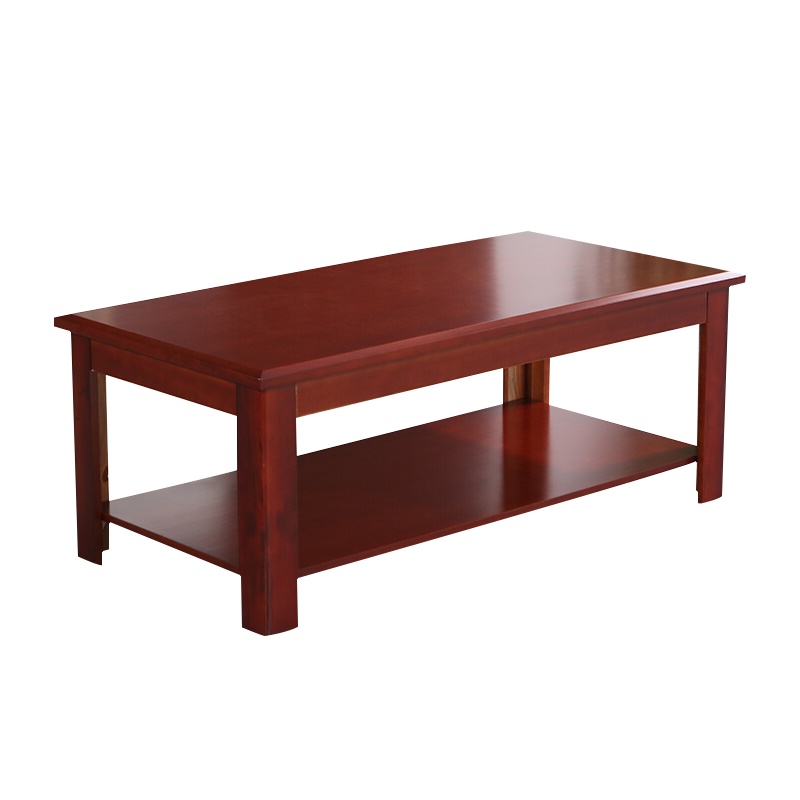 办公茶几双层茶几木质长茶几