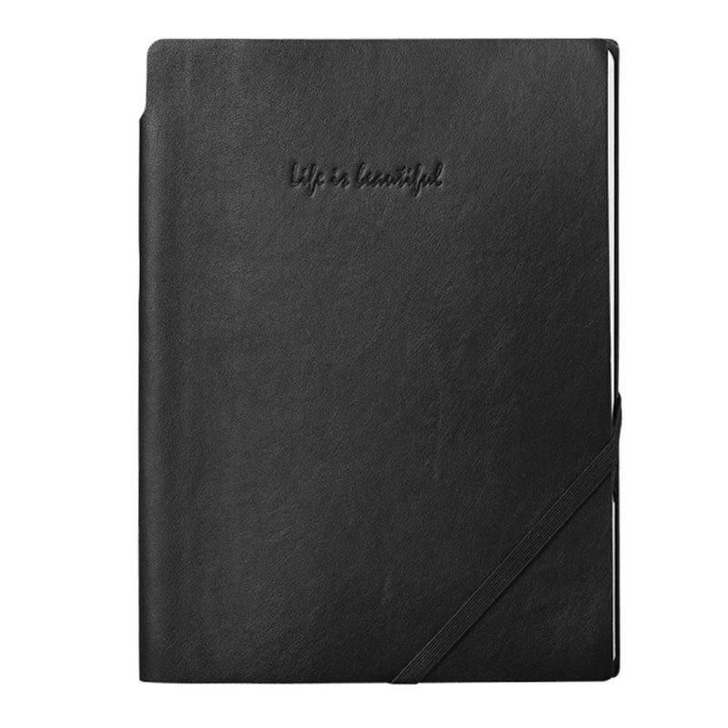 schoolchild鑫绿洲552软皮面本 A5 96页 黑色