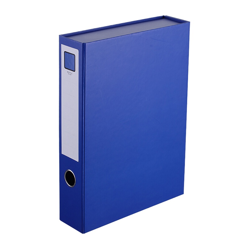 齐心(comix)A1355 A4档案盒6册 55mm磁扣档案盒 塑料资料盒文件册 大容量文件收纳盒 财务凭证盒带标签