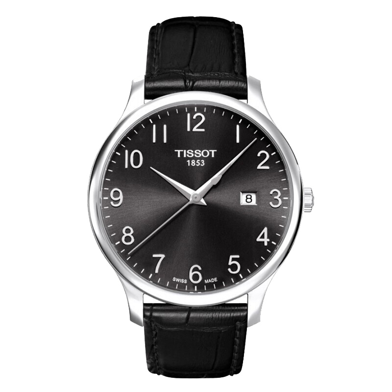 天梭(TISSOT)手表 俊雅系列石英男士手表男士时尚手表