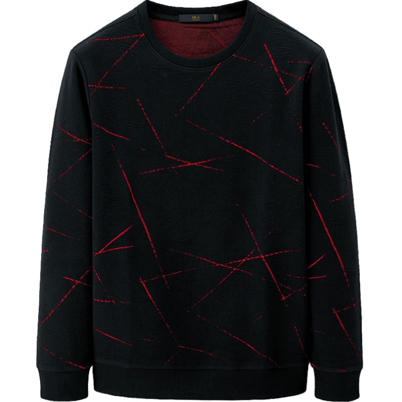 HLA/海澜之家时尚长袖T恤2019秋季休闲舒适圆领长THNTAD3R062A