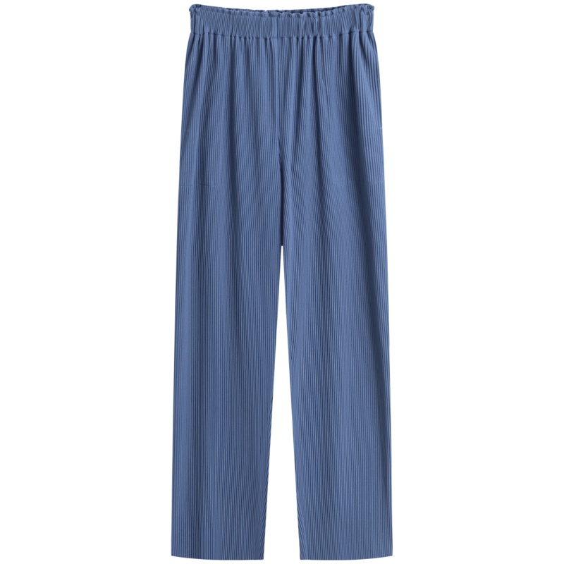 OtherMix垂感奶奶裤2021年夏季新款宽松阔腿九分直筒哈伦裤子女潮