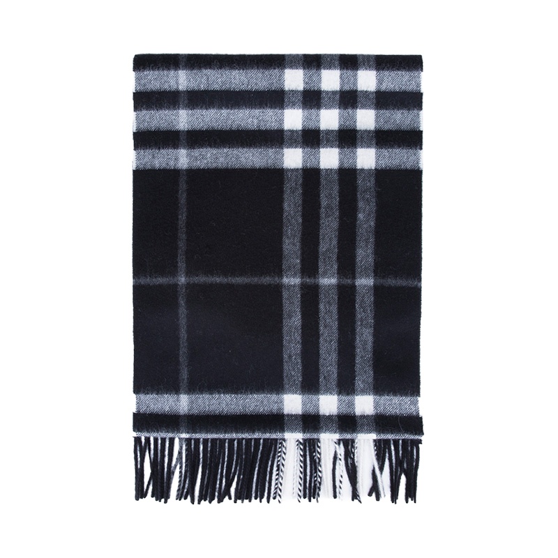 [20春夏新品]BURBERRY/博柏利 男女通用款格纹山羊绒围巾高端围巾/丝巾/披肩 高端围巾/丝巾/披肩