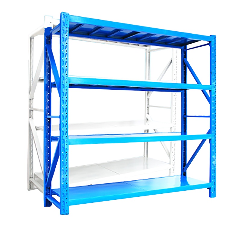 (规格200*60*200/4层)轻中型铁架子_仓储库房置物架轻型家用仓库储物架铁架子200kg_层