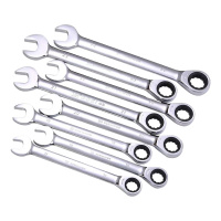 波斯 快速梅花棘轮扳手12mm 自动两用扳手开口呆头扳手